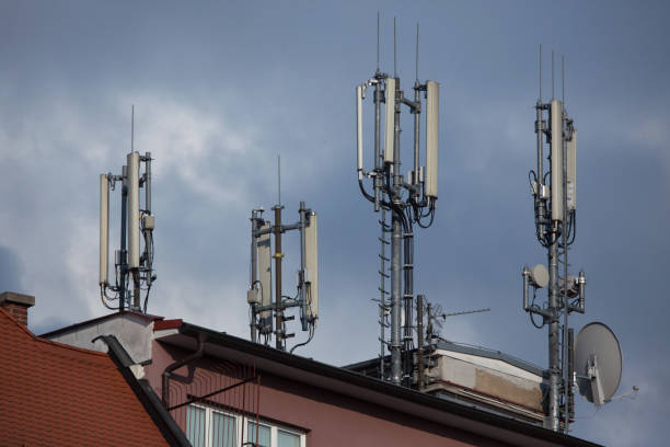 Cell sites on the roof in Olomouc, Czech Republic. Cell sites on the roof in Olomouc, Czech Republic.